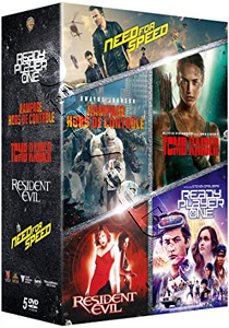Video Game Movies Collection | Ready Player One / Rampage / Tomb Raider / Resident Evil / Need for Speed  |   DVD